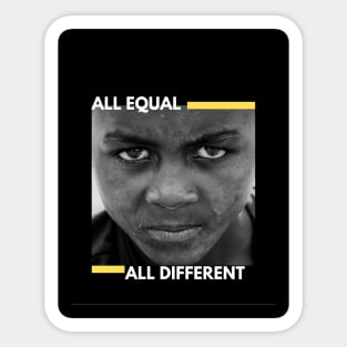 We are all the same Sticker